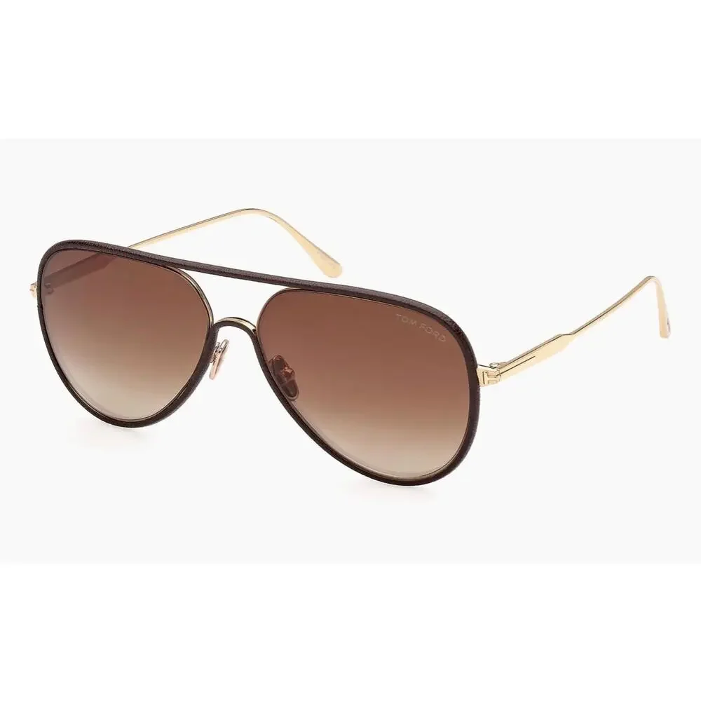 Tom Ford Jessie 50MM Aviator metal Sunglasses $1300